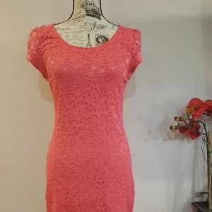 Celine Womans lace knee length dress